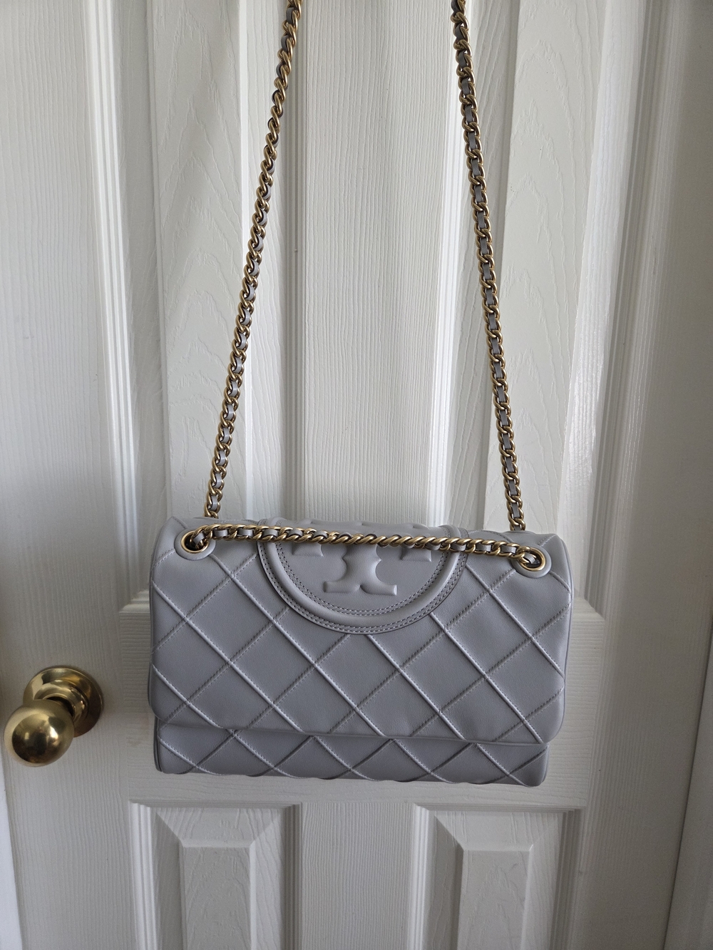 Tory Burch Quilted Flemming Convertable Shoulder Bag EUC - Picture 3 of 8
